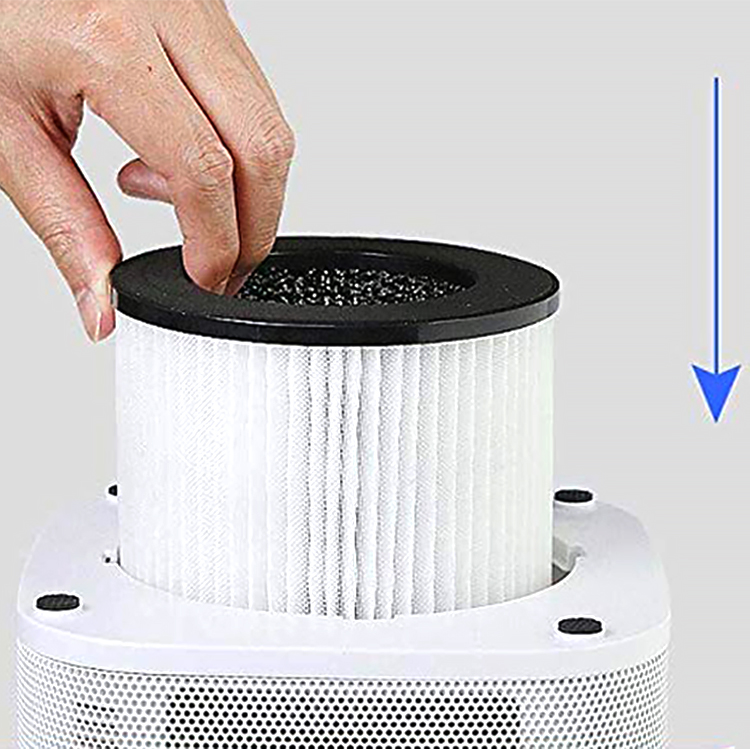 Mini purificador de aire compacto para alergias